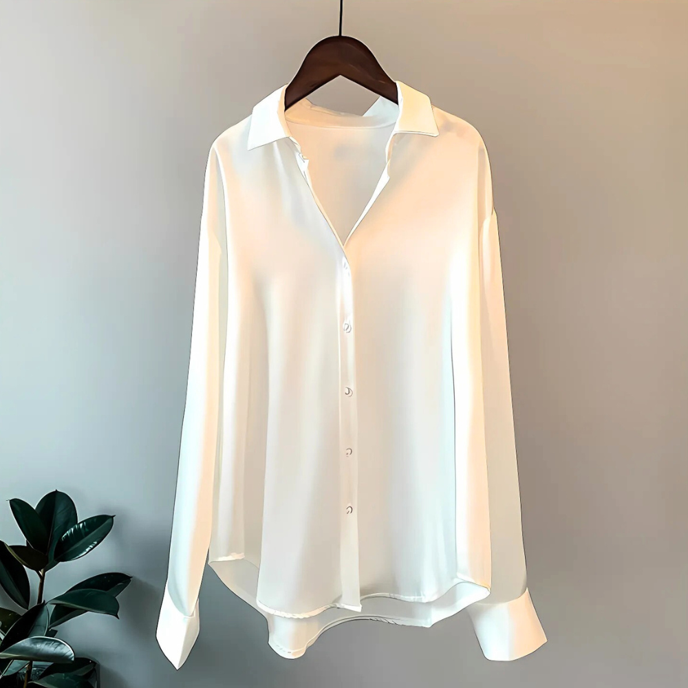 Alice | Classic Long Sleeve Button-Up Party Top