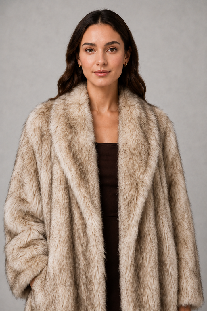 Alice | Cosy Statement Longline Faux Fur Coat