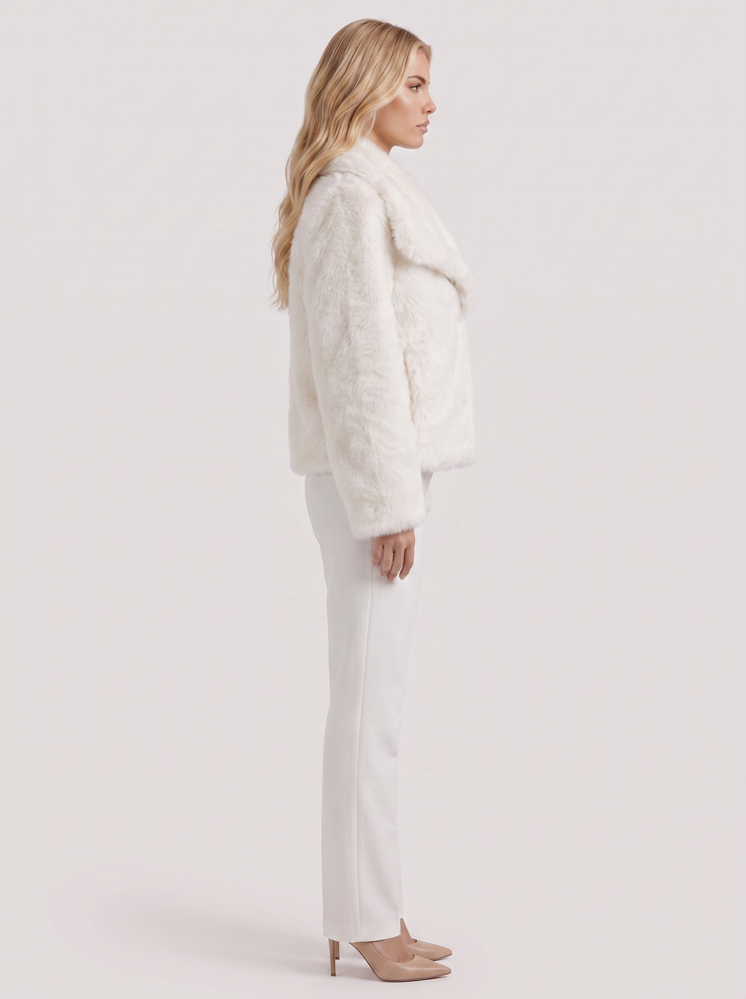 Amelie | Cosy Short Winter Faux Fur Coat