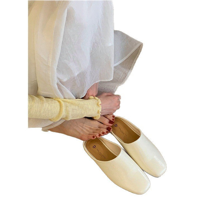 Amelie | Effortless Square Toe Mule Slippers