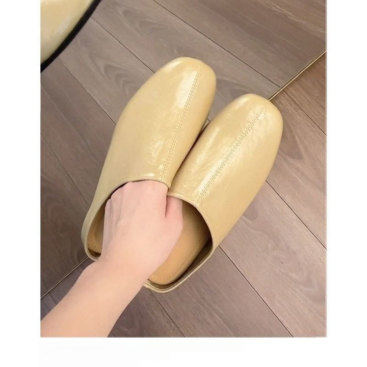 Amelie | Effortless Square Toe Mule Slippers