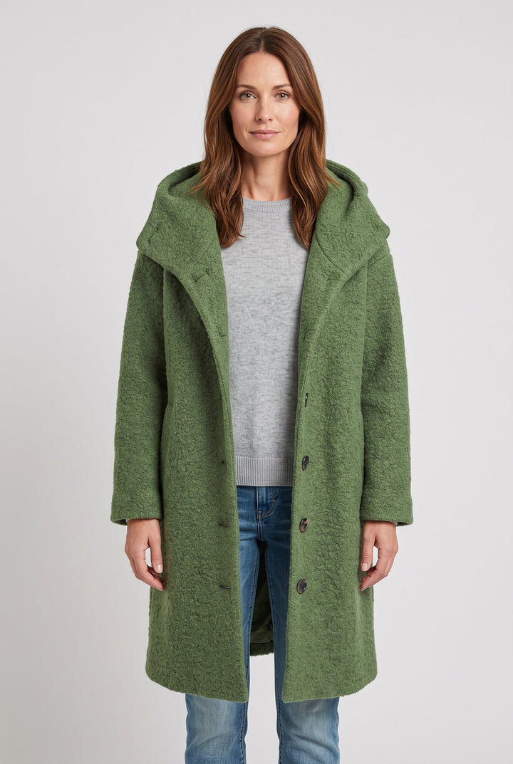 Arabella | Timeless Hooded Longline Faux Fur Coat