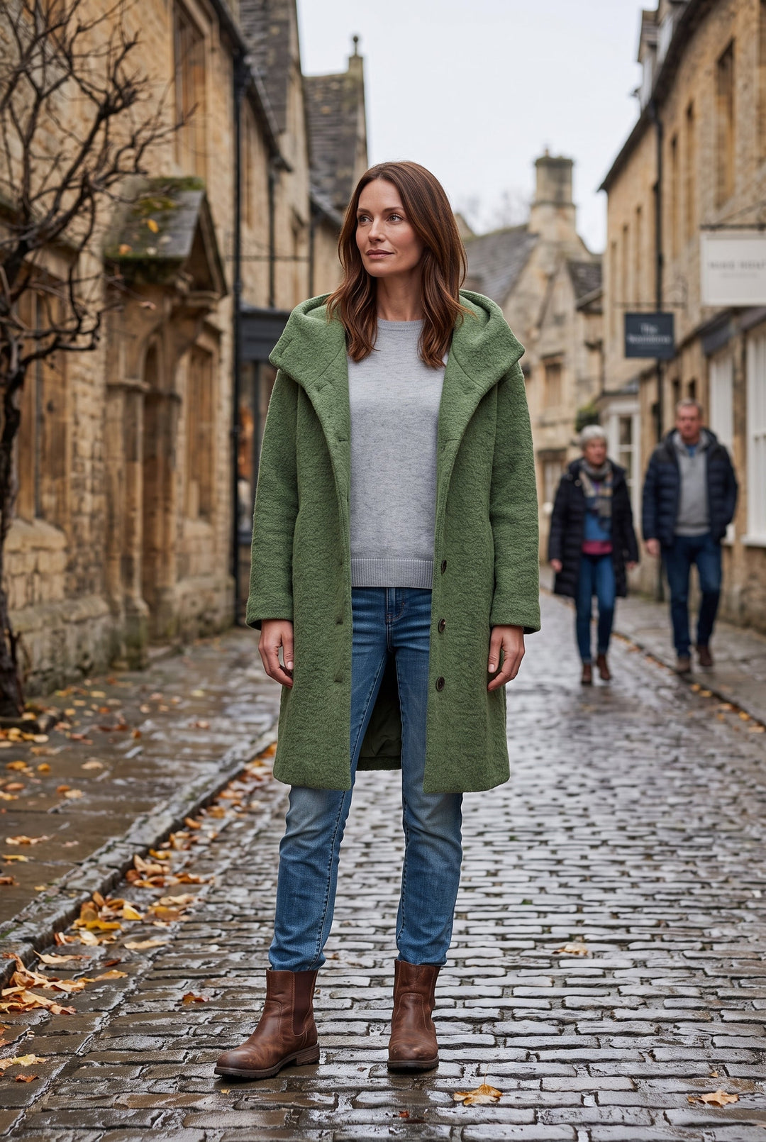 Arabella | Timeless Hooded Longline Faux Fur Coat