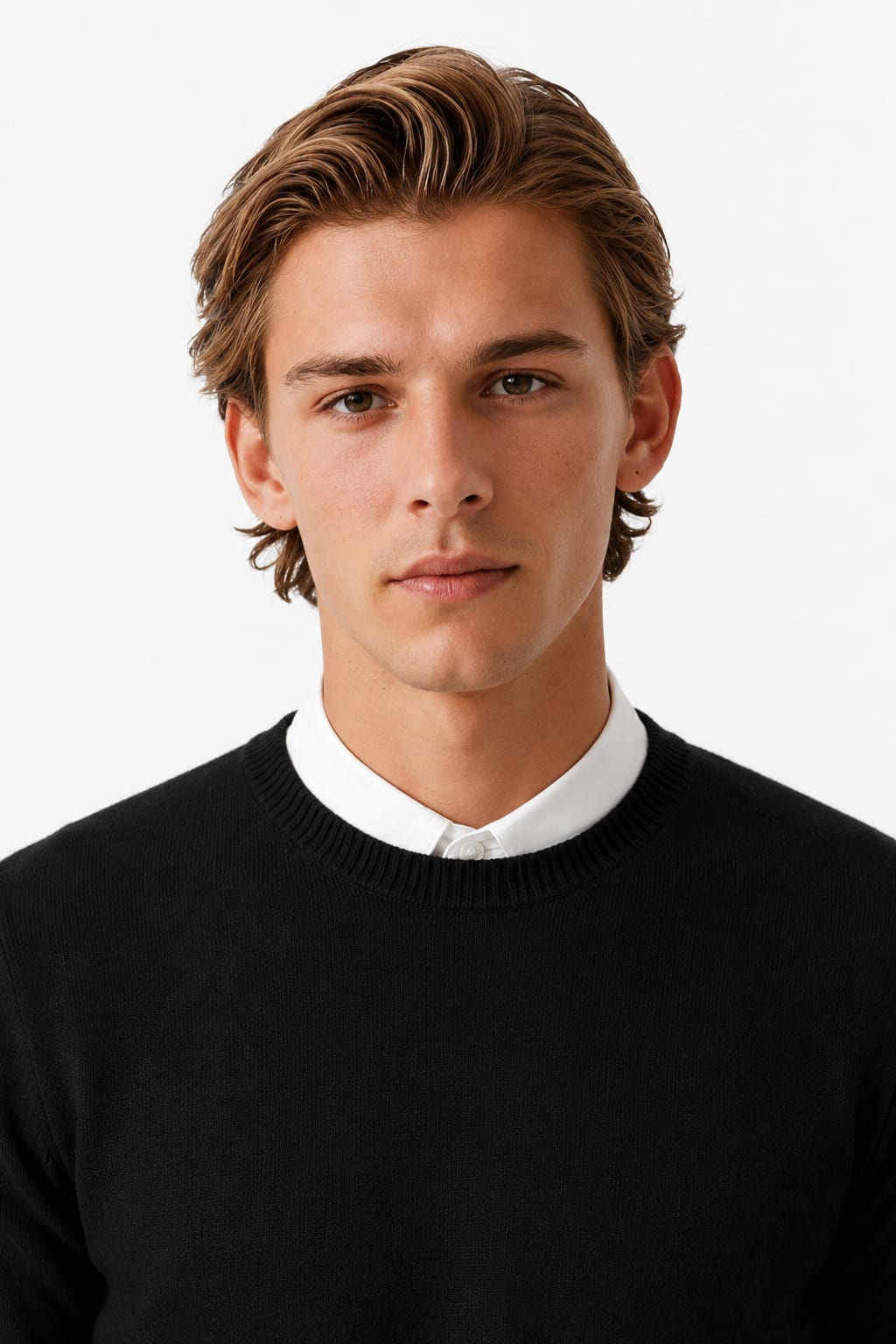 Archie | Elegant Fine Knit Crew Neck Mens Jumpers