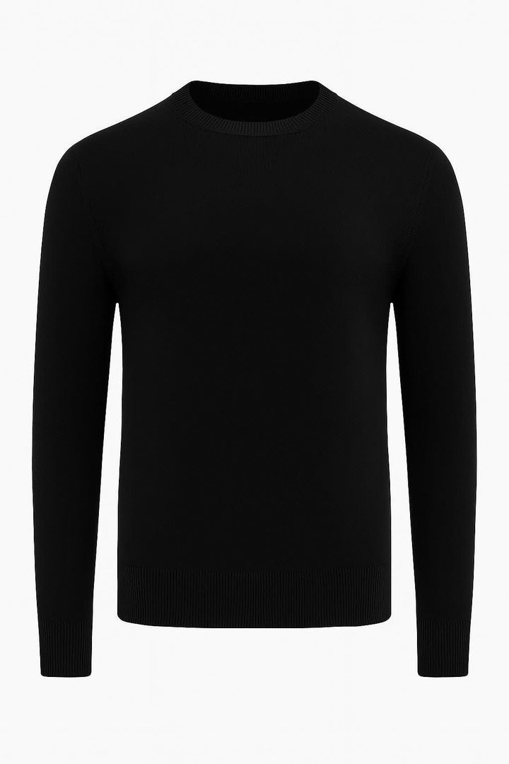 Archie | Elegant Fine Knit Crew Neck Mens Jumpers