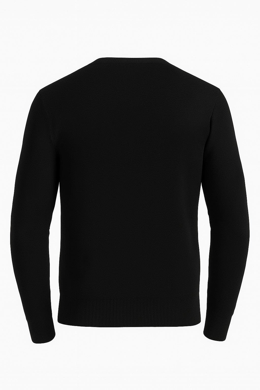 Archie | Elegant Fine Knit Crew Neck Mens Jumpers