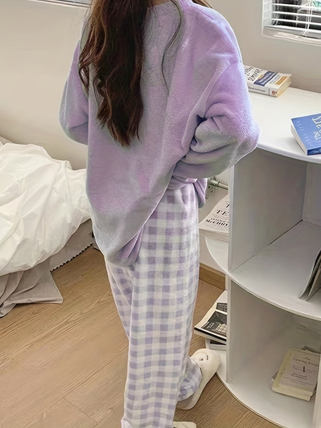 Aria | Refined Cosy Fleece Ladies Pyjamas Set