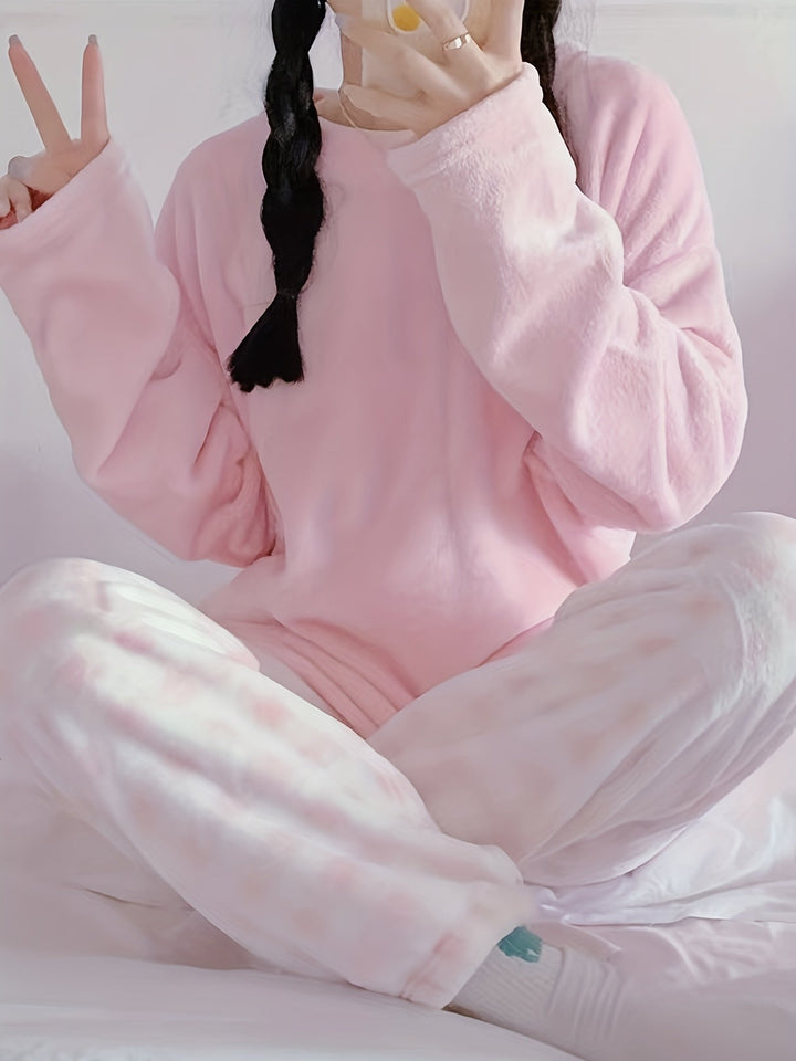 Aria | Refined Cosy Fleece Ladies Pyjamas Set