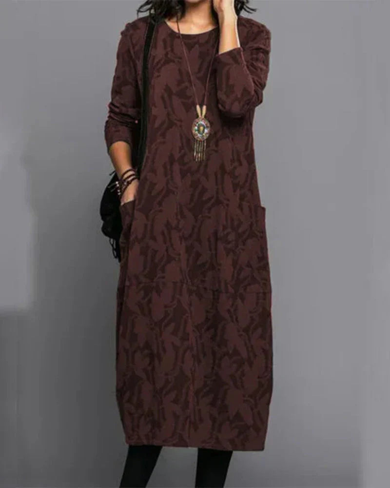Aria | Stylish Long Sleeve Maxi Jumper Dress