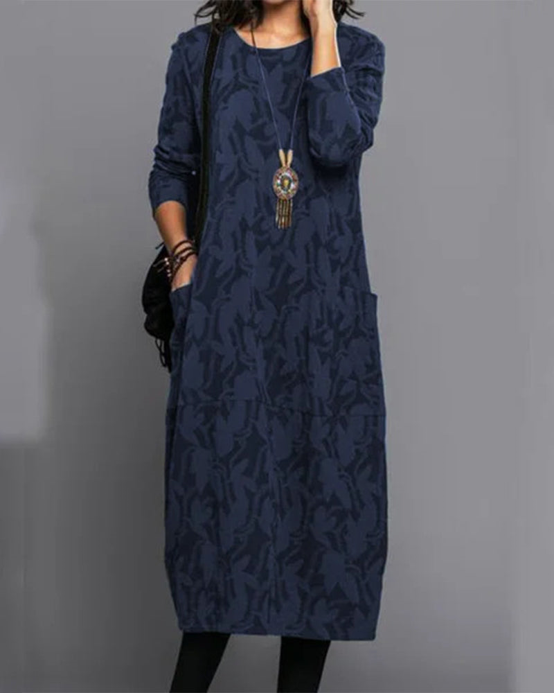 Aria | Stylish Long Sleeve Maxi Jumper Dress