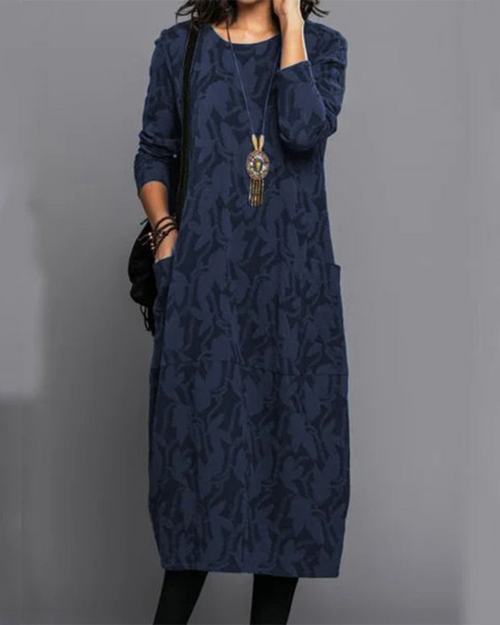 Aria | Stylish Long Sleeve Maxi Jumper Dress