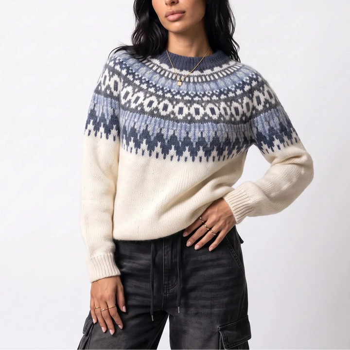 Aria | Timeless Fair Isle Christmas Jumper for Women