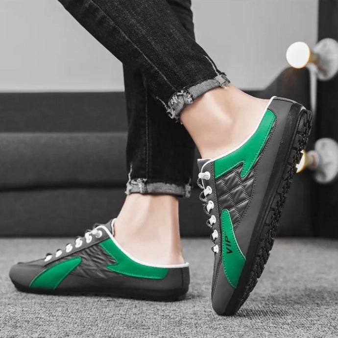 Caleb | Timeless Quilted Mule Trainer Slippers