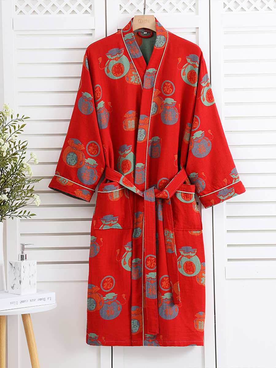 Charlotte | Chic Woodland Print Ladies Dressing Gowns