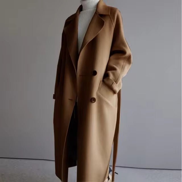 Charlotte | Relaxed Longline Wool-Look Long Coat