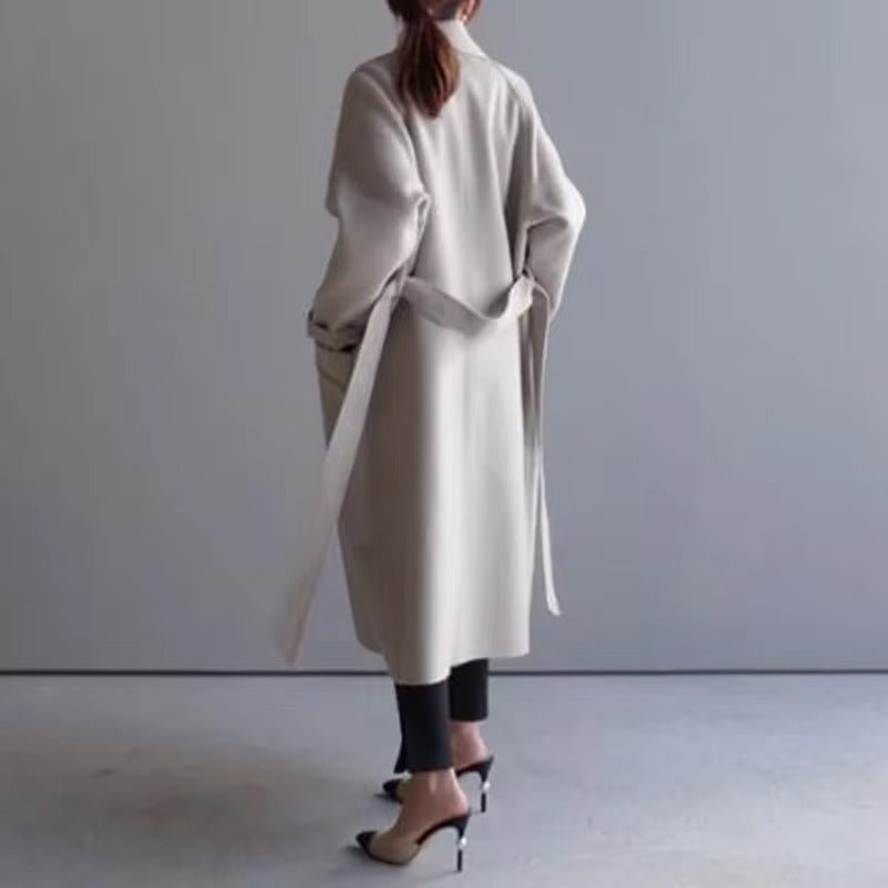 Charlotte | Relaxed Longline Wool-Look Long Coat
