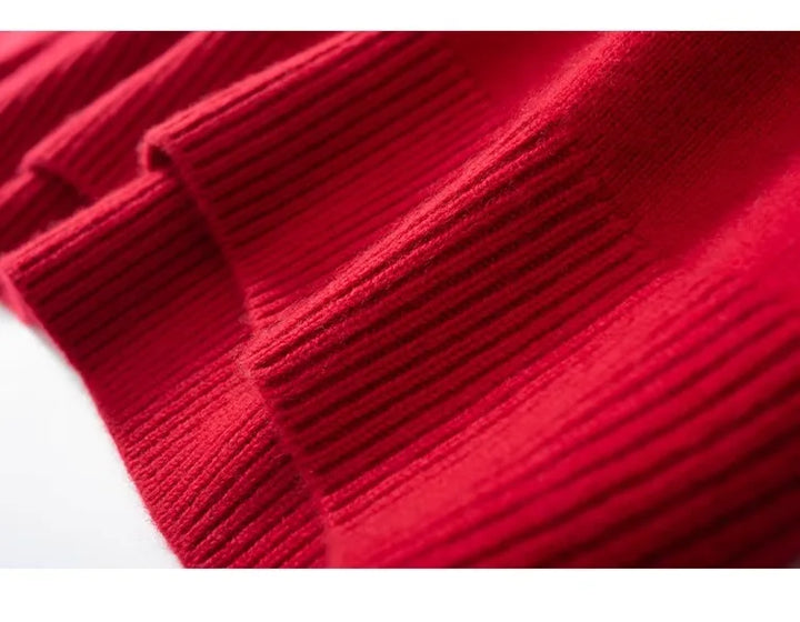 Chloe | Relaxed High Neck Womens Jumpers with Ribbed Trim