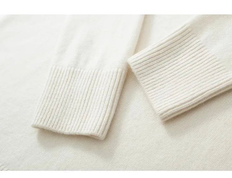 Chloe | Relaxed High Neck Womens Jumpers with Ribbed Trim