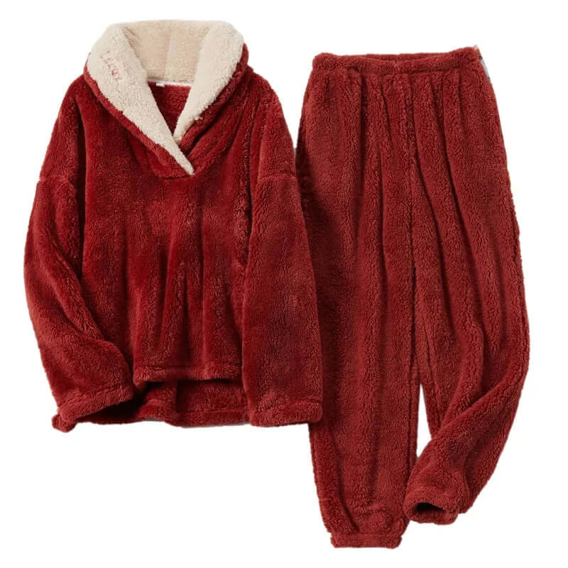 Clara | Classic Collared Long Sleeve Ladies Pyjamas Set
