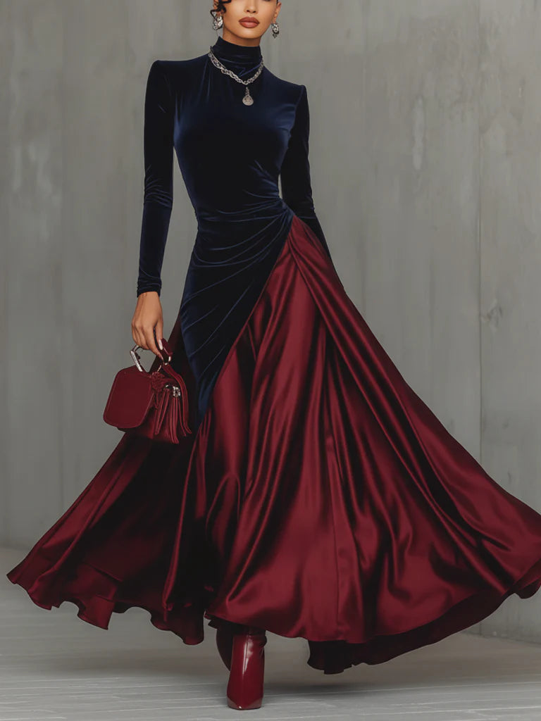Daisy | Timeless Velvet Maxi Christmas Dress