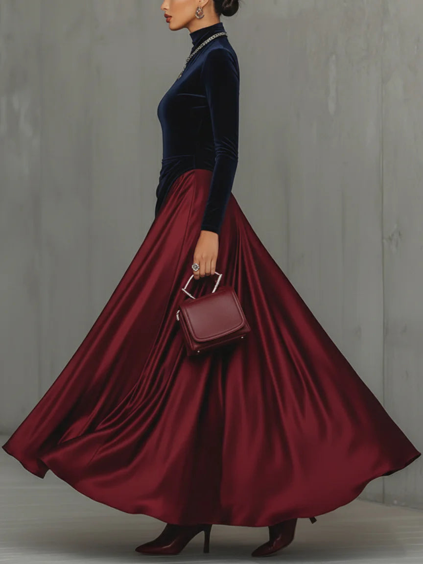 Daisy | Timeless Velvet Maxi Christmas Dress