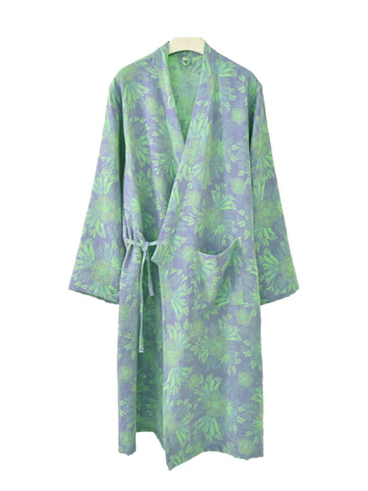 Darcie | Polished Floral Jacquard Ladies Dressing Gown