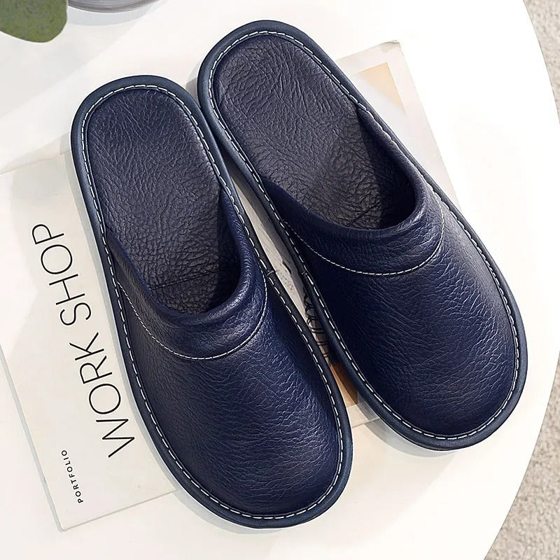 Dylan | Stylish Slip-On Mule House Slippers with Stitched Toe