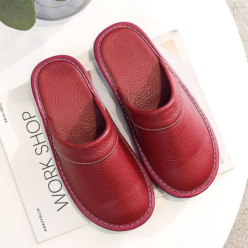 Dylan | Stylish Slip-On Mule House Slippers with Stitched Toe