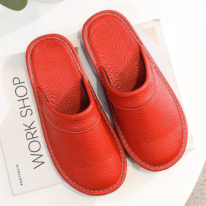 Dylan | Stylish Slip-On Mule House Slippers with Stitched Toe