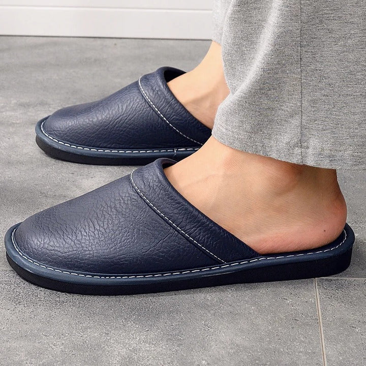 Dylan | Stylish Slip-On Mule House Slippers with Stitched Toe