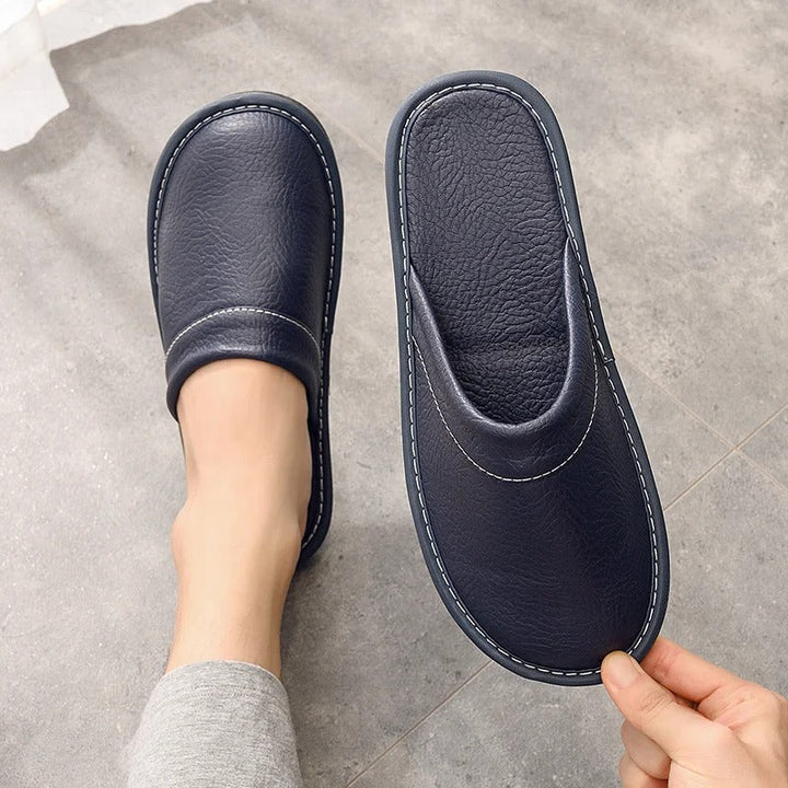 Dylan | Stylish Slip-On Mule House Slippers with Stitched Toe