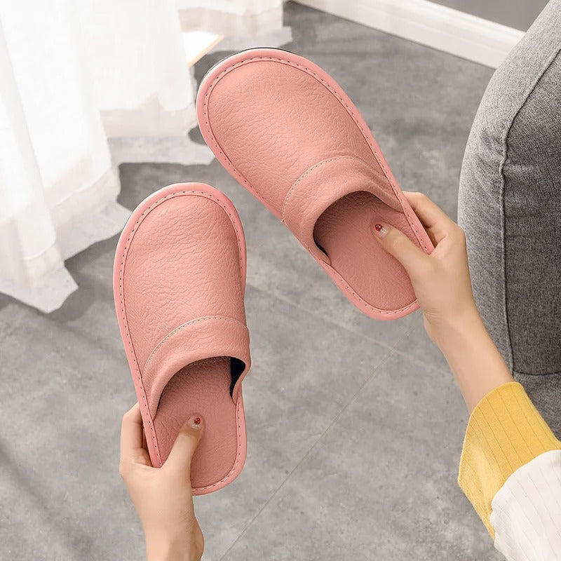 Dylan | Stylish Slip-On Mule House Slippers with Stitched Toe
