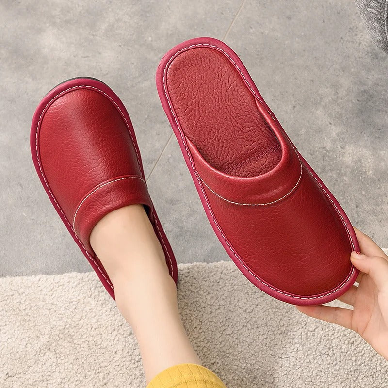 Dylan | Stylish Slip-On Mule House Slippers with Stitched Toe