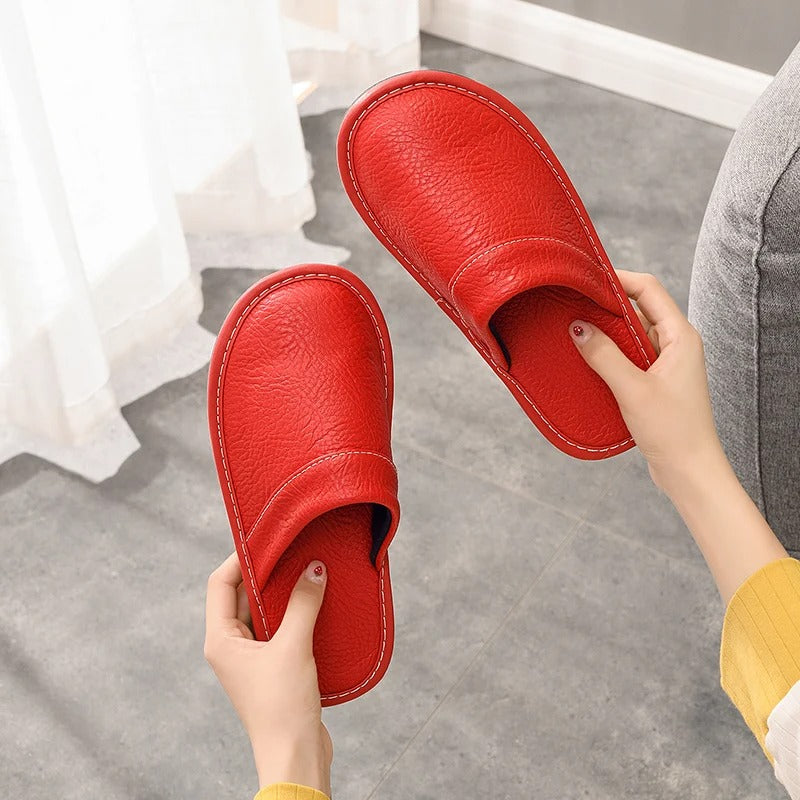 Dylan | Stylish Slip-On Mule House Slippers with Stitched Toe
