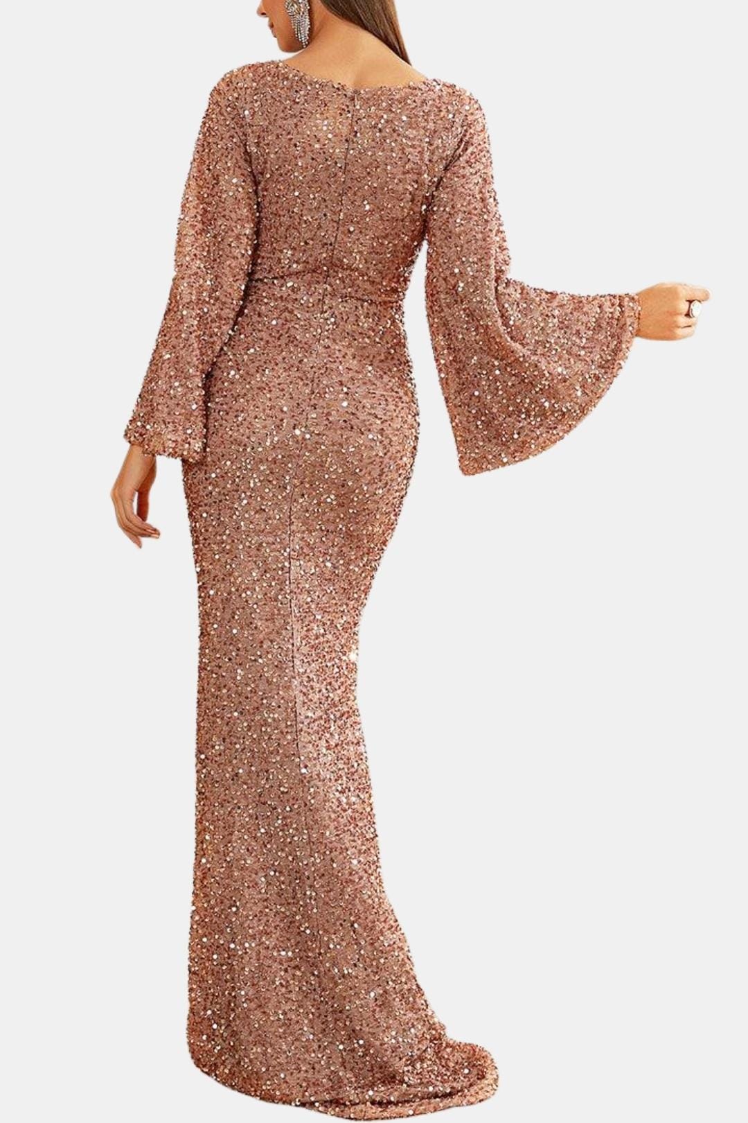 Eden | Sequin Mermaid Maxi Dress for Xmas Party Wear