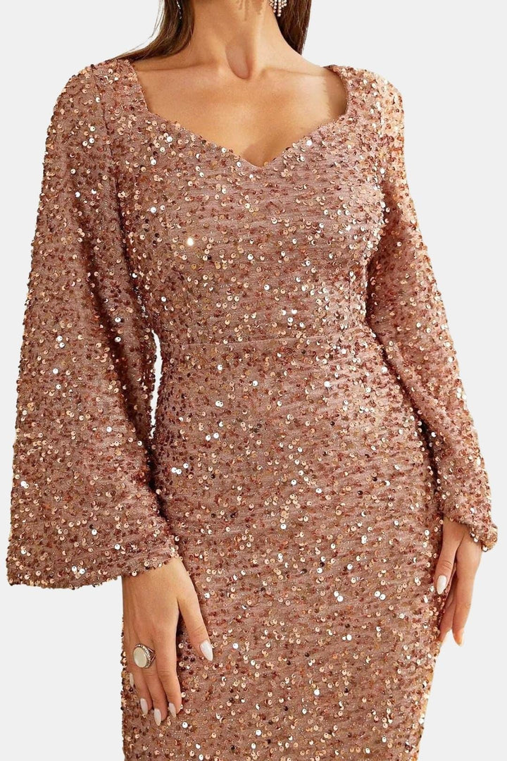 Eden | Sequin Mermaid Maxi Dress for Xmas Party Wear