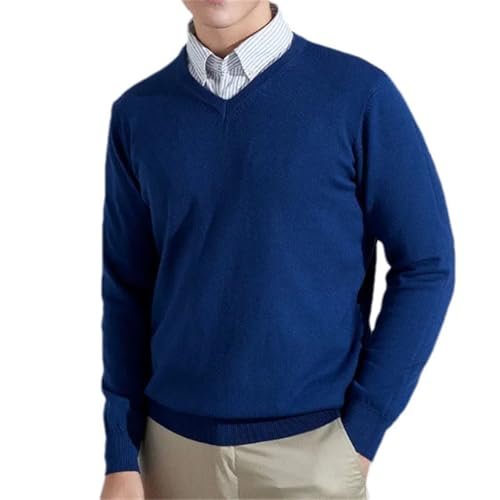 Elijah | Sophisticated Slim-Fit V-Neck Mens Jumper