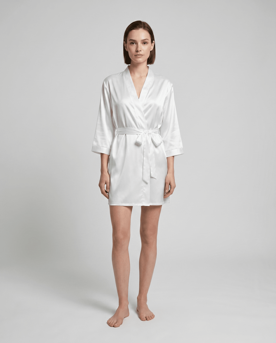 Eliza | Timeless Silky Wrap-Front Ladies Dressing Gowns