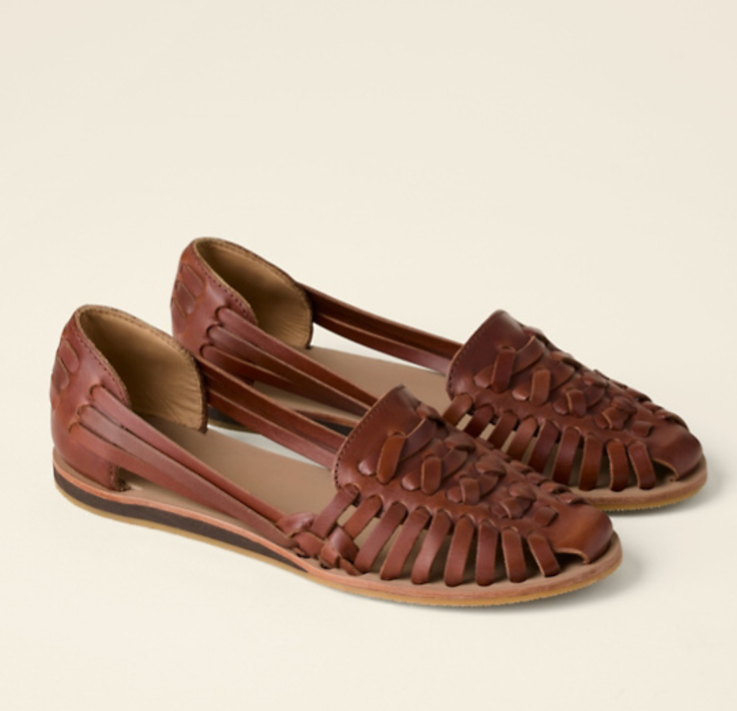Elsie | Graceful Woven Peep-Toe Slippers