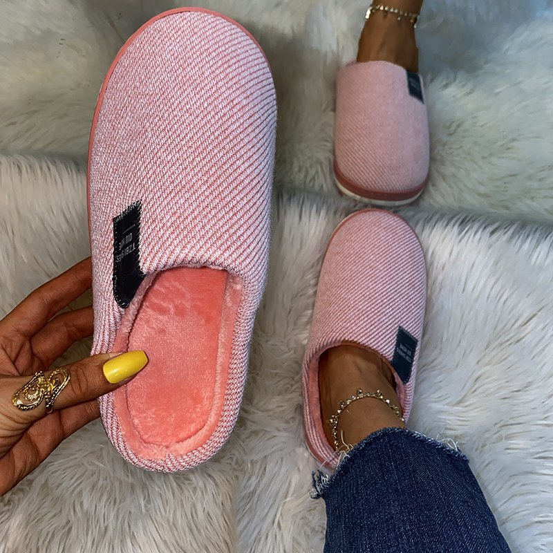 Emily | Sophisticated Cosy Textured Slip-On Slippers