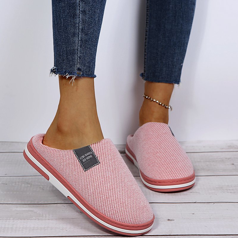 Emily | Sophisticated Cosy Textured Slip-On Slippers