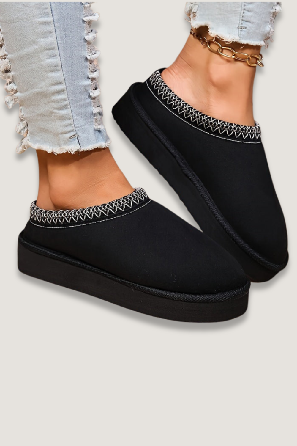 Emily | Timeless Cozy Platform Clog Slippers