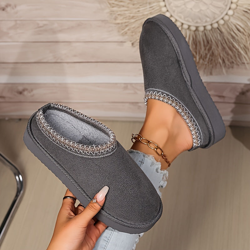 Emily | Timeless Cozy Platform Clog Slippers