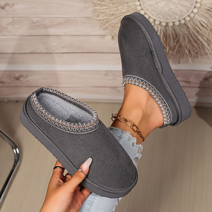 Emily | Timeless Cozy Platform Clog Slippers