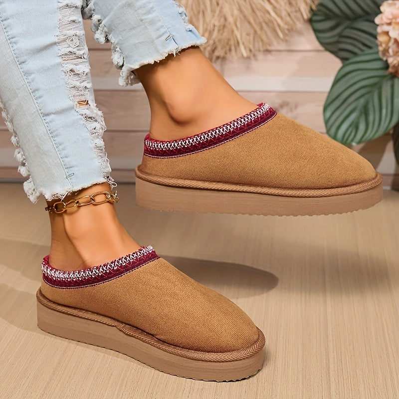 Emily | Timeless Cozy Platform Clog Slippers