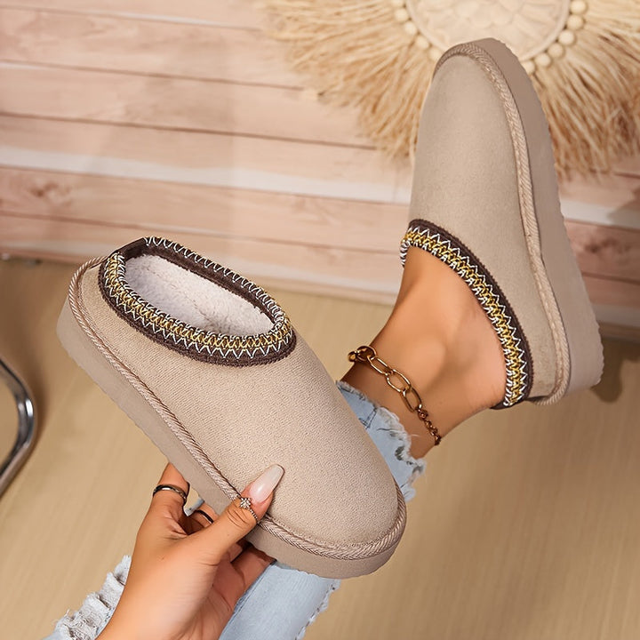 Emily | Timeless Cozy Platform Clog Slippers