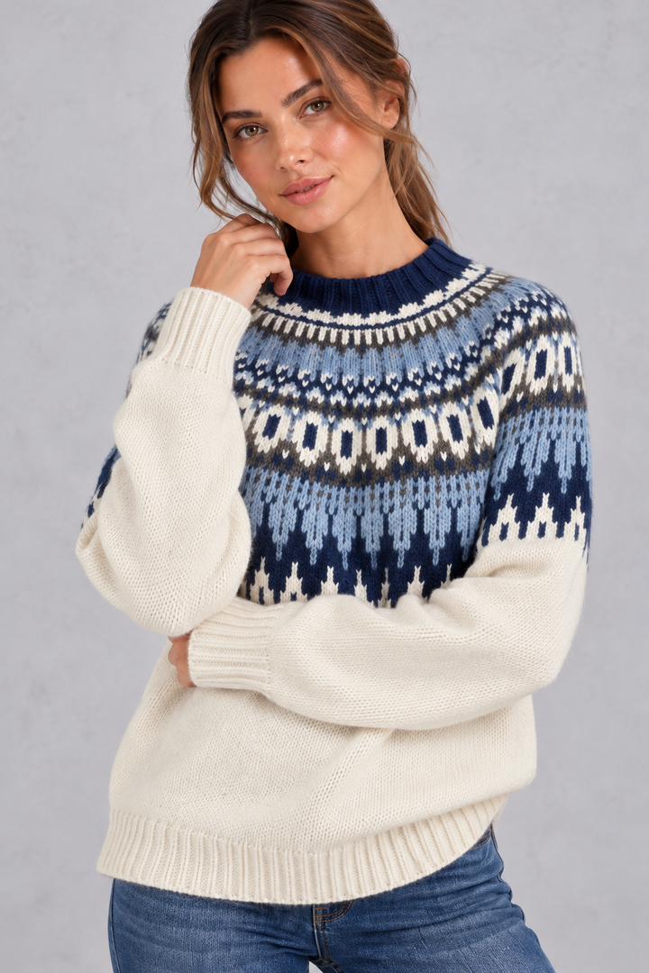 Emily | Timeless Fair Isle Christmas Jumper for Women