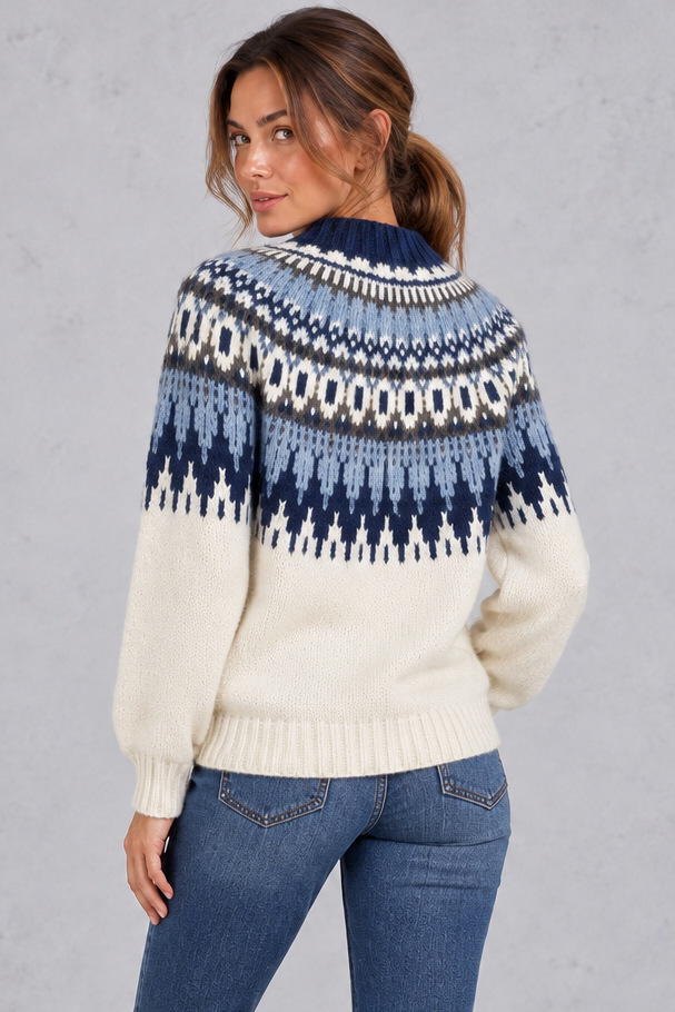 Emily | Timeless Fair Isle Christmas Jumper for Women