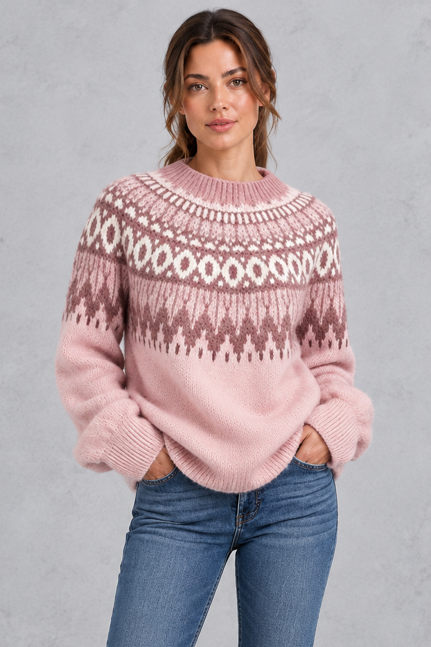Emily | Timeless Fair Isle Christmas Jumper for Women