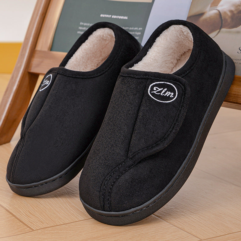 Erin | Stylish Adjustable Strap Fleece Lined Slippers